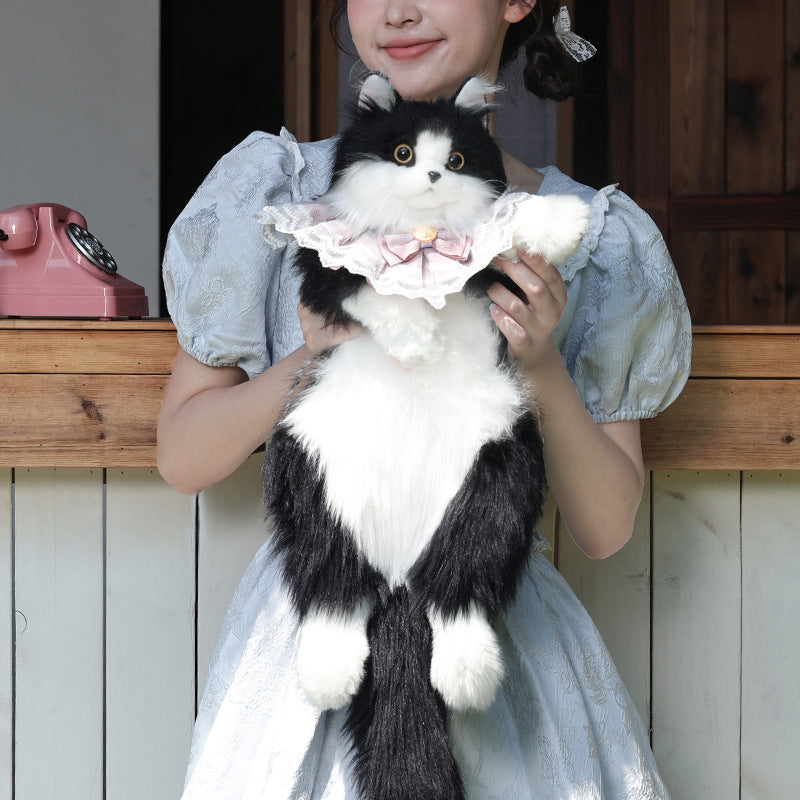 Bionic Cow Cat Plush Cat Bag