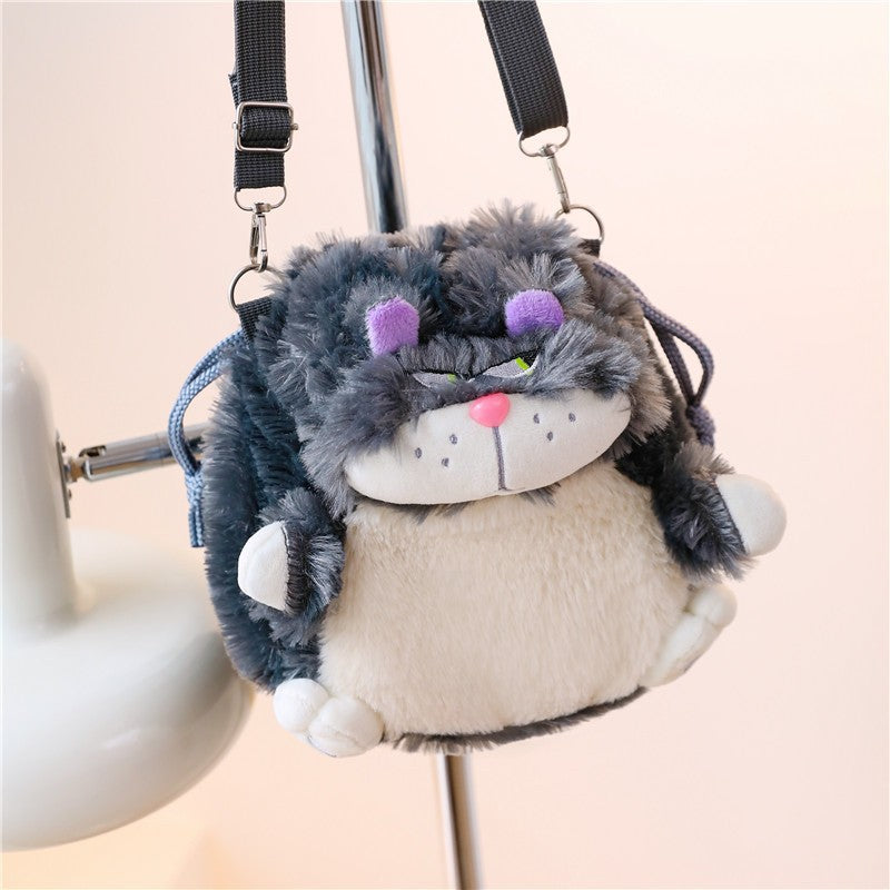 Lucifer Cat Plush Single Shoulder Crossbody Bag