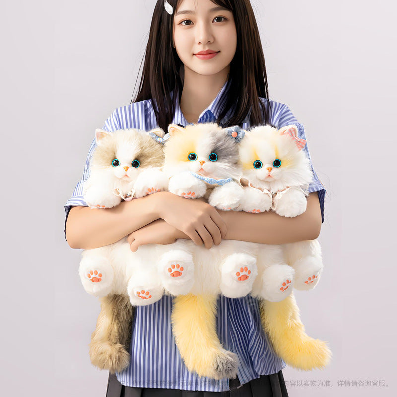 Small Plush Cat Backpack