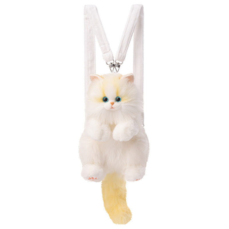 Small Plush Cat Backpack
